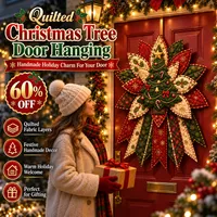 🔥 60% OFF TODAY — Quilted Christmas Door Hanging | 7 Festive Handmade Designs to Choose From thumbnail 1