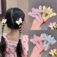 🔥🔥SALE OFF UP TO 50%🔥🔥 2Pcs Butterfly Elastic Rubber Bands Children Telephone Wire Hair thumbnail 1