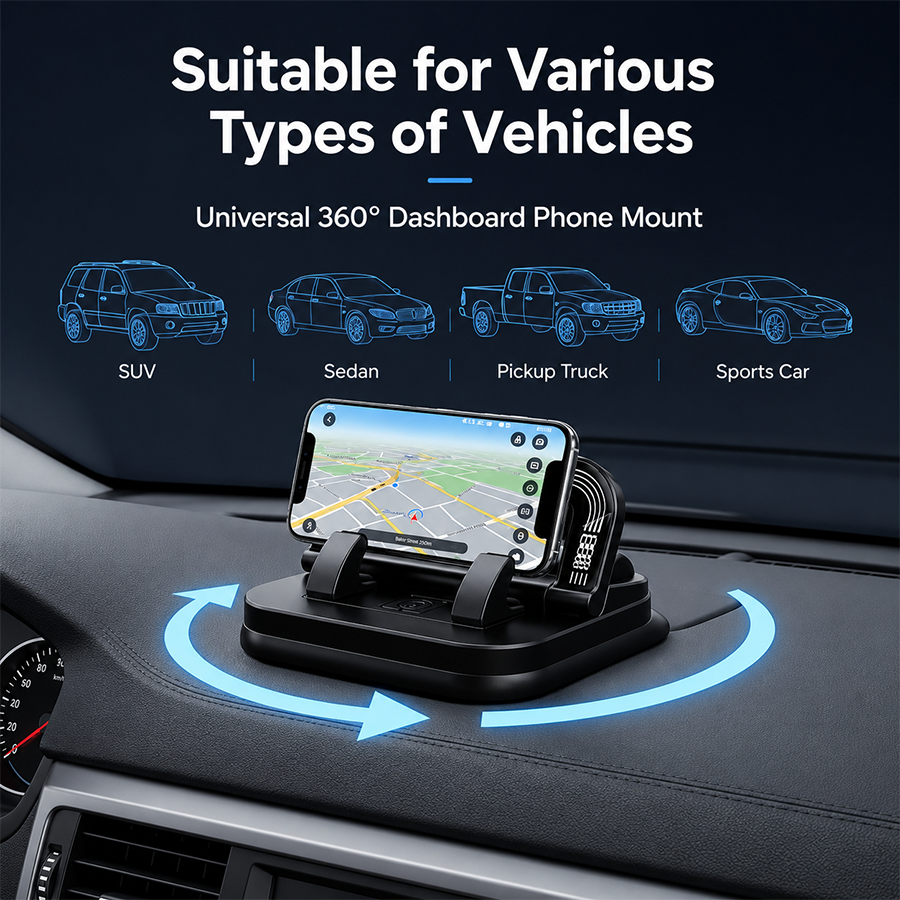 🔥 Last Day 50% OFF 🔥 360° Dashboard Car Phone Holder – Stable One-Hand Navigation Mount thumbnail 10